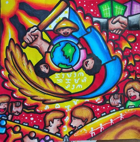 poster komunikasyon drawing|Poster Making Concept .